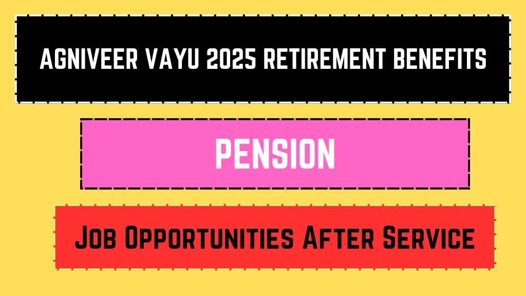 Agniveer Vayu 2025 Retirement Benefits