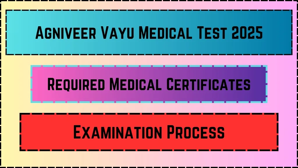 Agniveer Vayu Medical Test 2025