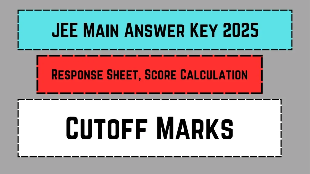 JEE Main Answer Key 2025