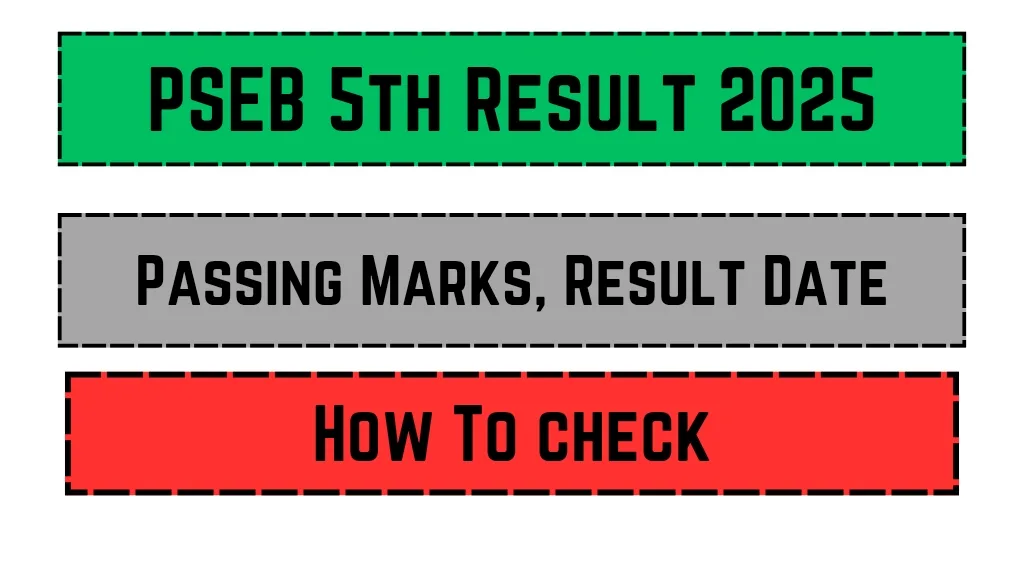 PSEB 5th Result 2025